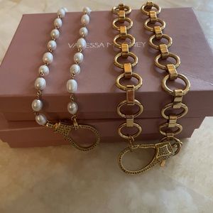 Vanessa Mooney Juliet & Pandora chain necklaces